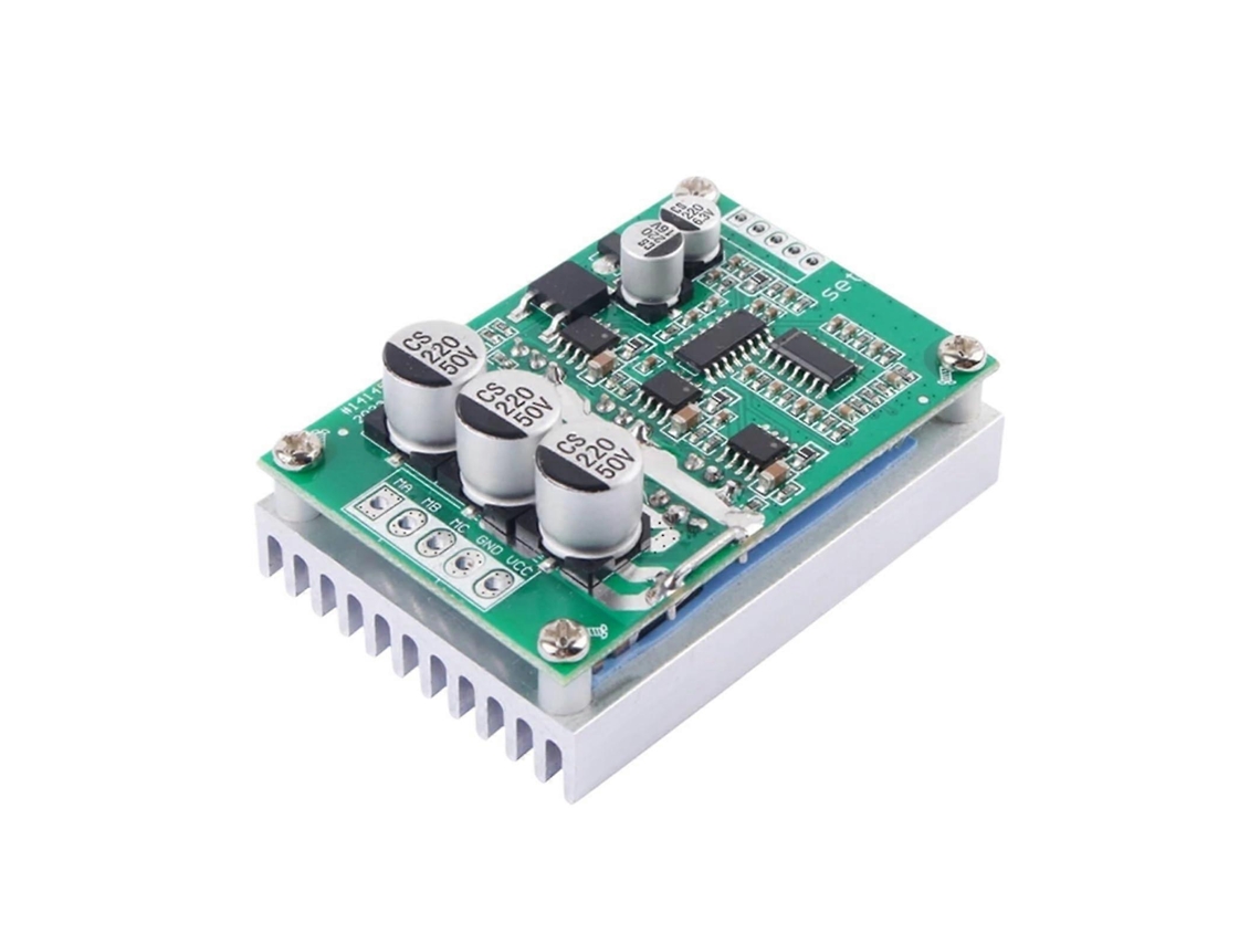 Placa controladora de motor brushless 1236V 500W, controlador DC 15A com controle de velocidade para frente e para trás.