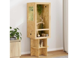Vidaxl Terrário Castanho 50 X 50 X 150 Cm Osb