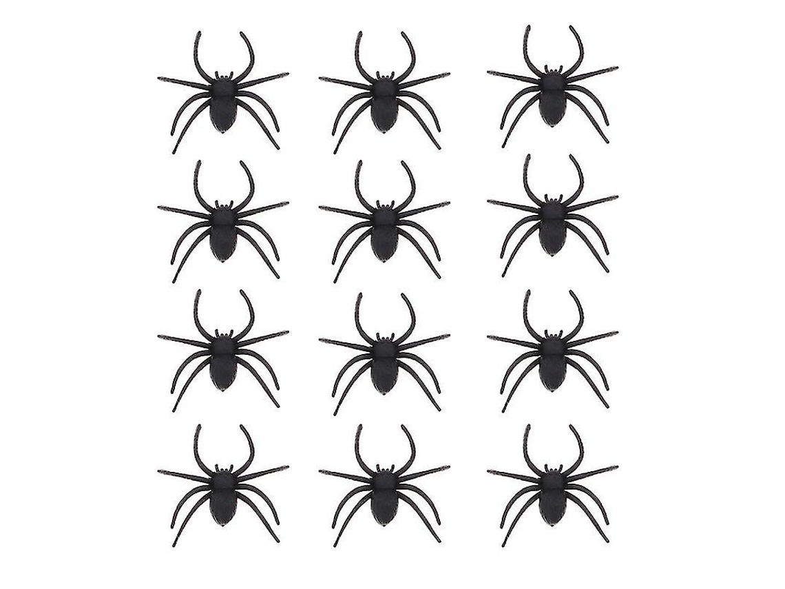 20 Brinquedos De Aranha De Plástico Para Decoração De Halloween Ly Ebike