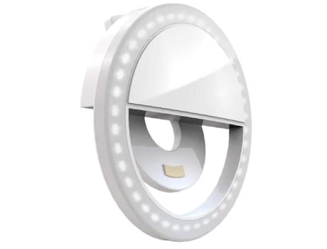 Selfie Ring Light Recarregável Mini Clipe na Lâmpada Circular Selfie com 36 Led para Câmera Vídeo Maquiagem Fotógrafo ROMOTE