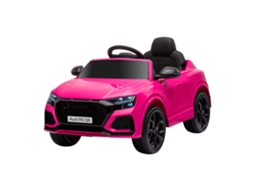 Carro Elétrico Infantil Rs Q8 , Rosa (licenciado, Controle Remoto, Bluetooth, Usb)