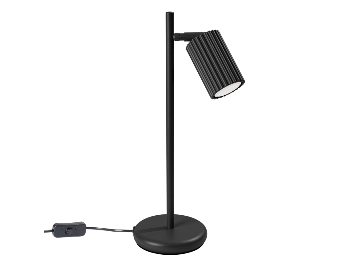 Sollux Sl.1586 Karbon Lámpara De Mesa Negra