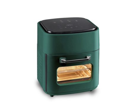 Fritadeira A Ar 2 Em 1 Com Forno. 15l, 1800w. Painel Tátil, Aquecimento 3d, Grelha Antiaderente Em Aço Inoxidável. Dam