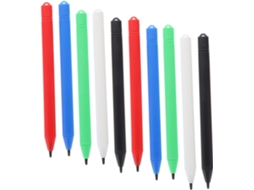 Conjunto De 10 Canetas Stylus Para Tablets Lcd, Caneta Para Produtos Eletrônicos, Tamanho Compacto, Gokoco