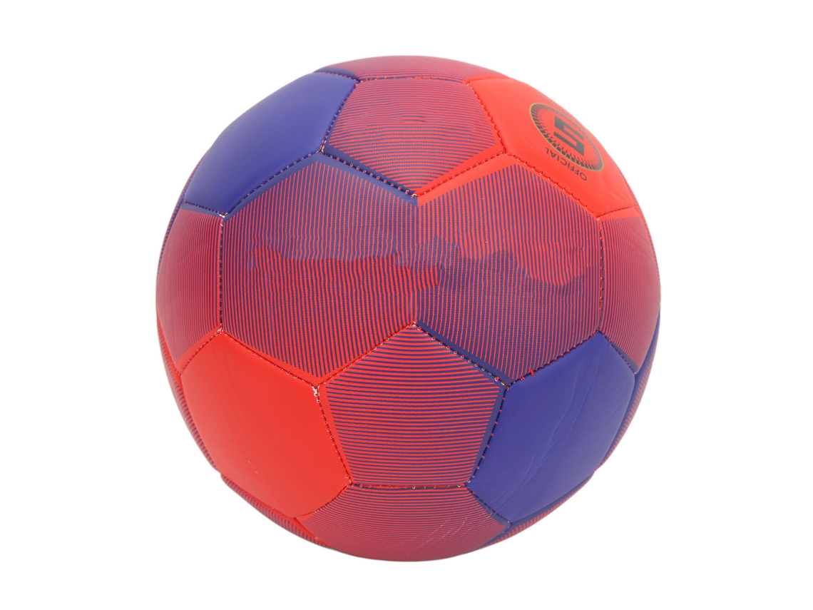 Bola De Futebol Tamanho Oficial 5 Pu Resistente Ao Desgaste Para Treino Adulto Vermelho Azul