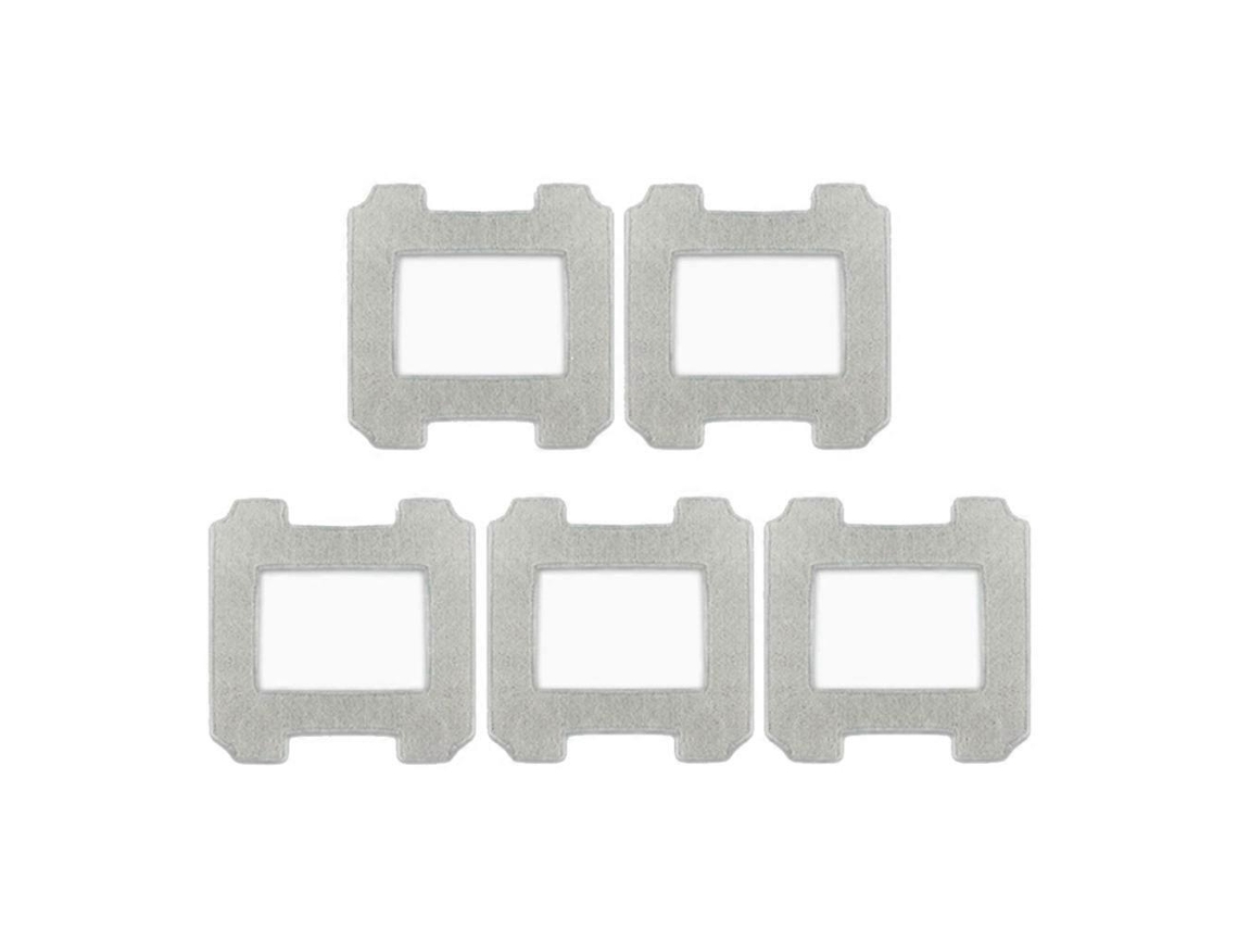 Conjunto De 5 Panos De Limpeza Para Robôs Aspiradores Ecovacs W1, W1pro, W960 E W2pro. Panos Laváveis Para Limpeza De Janelas. Acessórios Para_glo