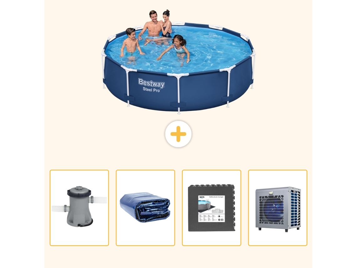 Bestway Piscina Bestway Steel Pro Redonda - 305x76 Cm - 5-peças S190