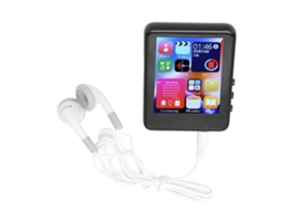 Aetheria reprodutor Mp3 Portátil 2,4 Polegadas Tela Touch Bluetooth5.0 Gravador de Voz com Rádio Fm Preto