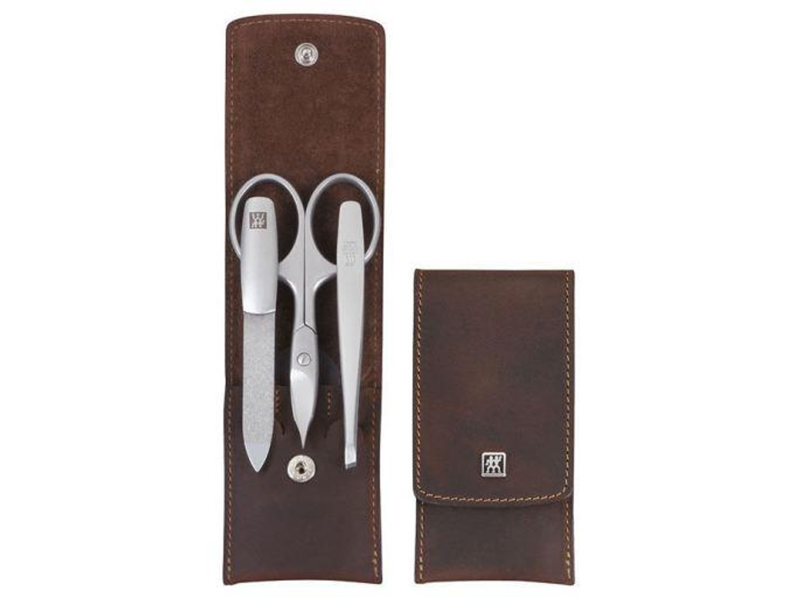 Zwilling Wallet Case, Leather Legitima, Brown, 3 Pieces