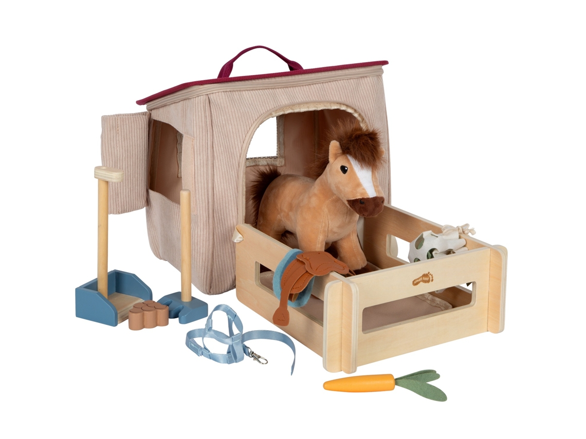 Cavalo com estábulo e acessórios