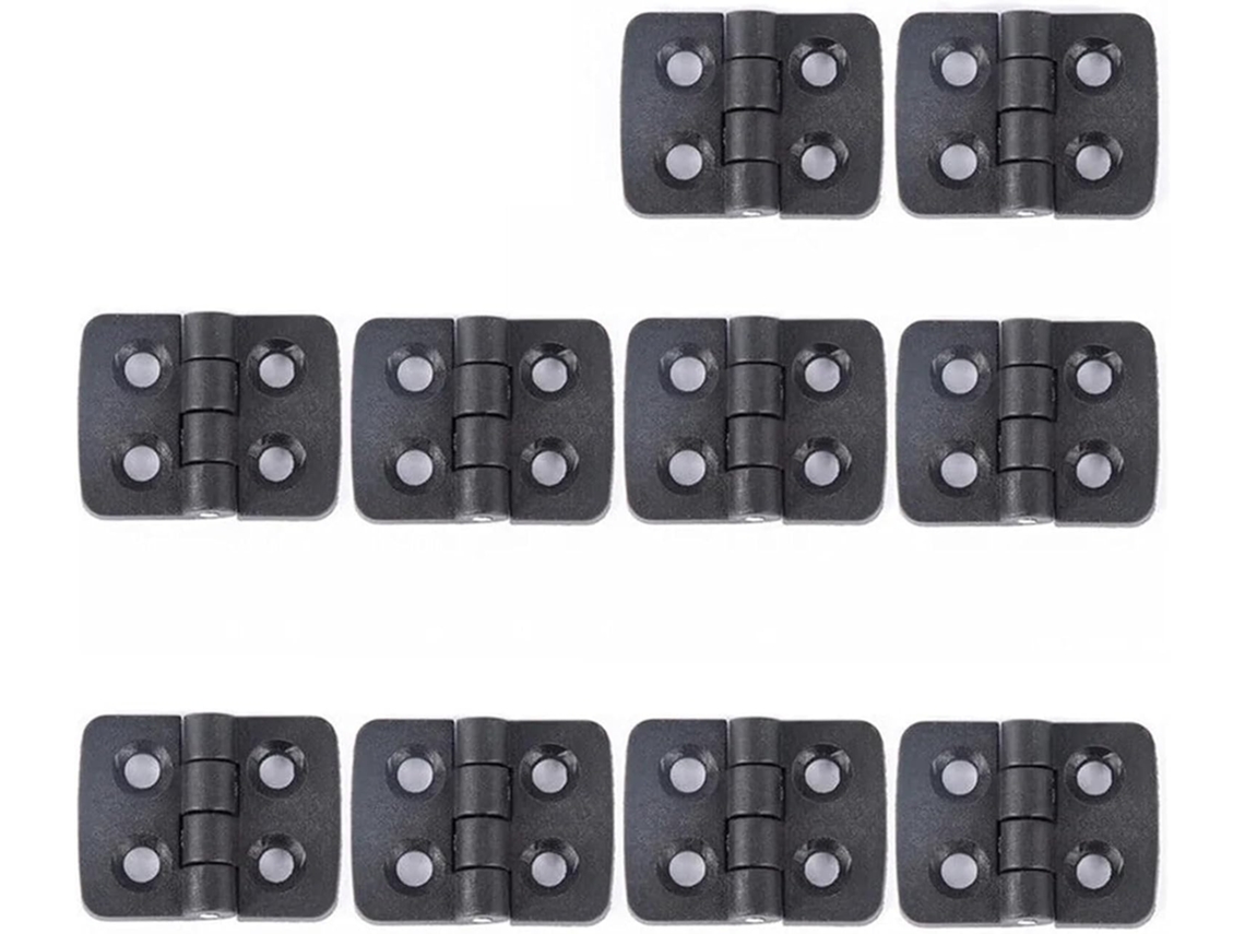 10 20 Peças Dobradiças Pequenas De Plástico Para Portas, Com Rolamento, Para Armários, Caixas Elétricas E Janelas