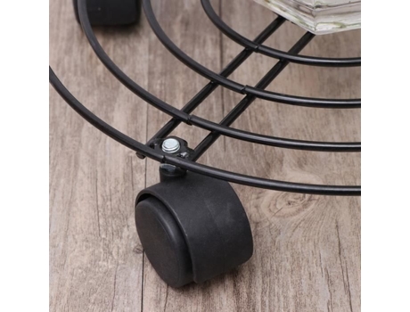 1 pc 30 suportes de flores móvel planta mover roda de metal universal anti-ferrugem fácil de usar à prova d água para pires e bandeja WINOMO