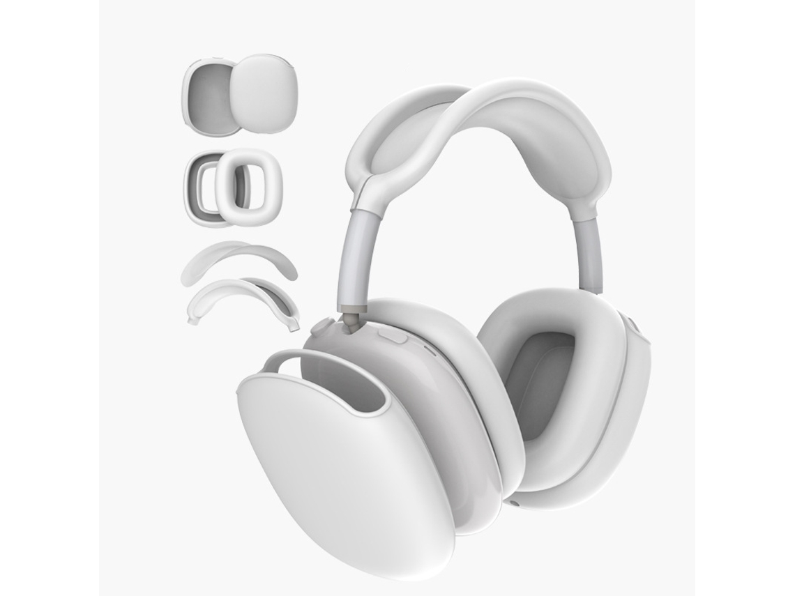 Capa Protetora De Silicone Com 4 Partes Para Airpods Max Brilvibera