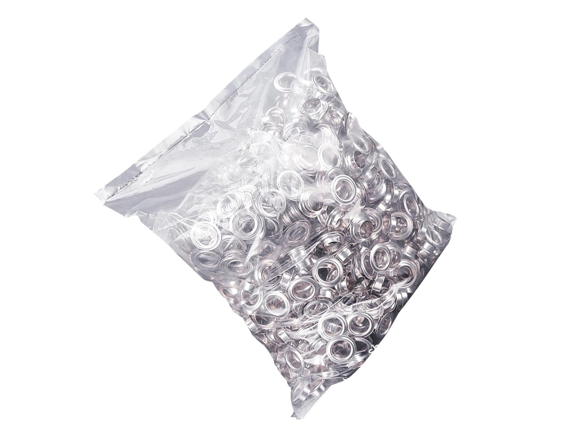 Couro Ilhós, Kit Com 1000 12 Mm, Proteção Metálica para Calçados,