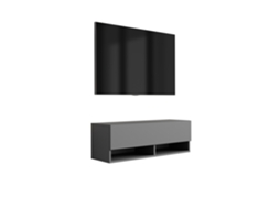 Suporte De Tv 100 Cm Antracite, 100 × 32 × 34 Cm 3E 3XE LIVING.COM