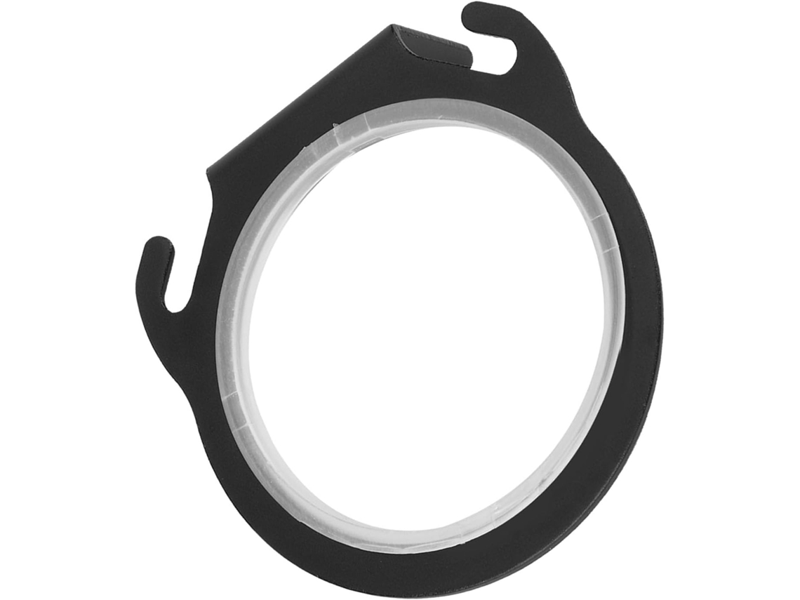 Suporte Para Secador De Cabelo Cryfokt, Organizador De Parede Em Alumínio Espacial Para Banheiro, Preto, 7,9 Cm De