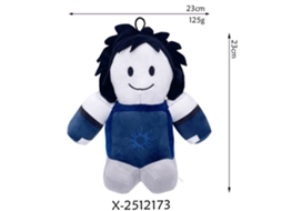 Pelúcia Gigante Azul e Branca da Forsaken Chance 125g, 23cm GOKOCO