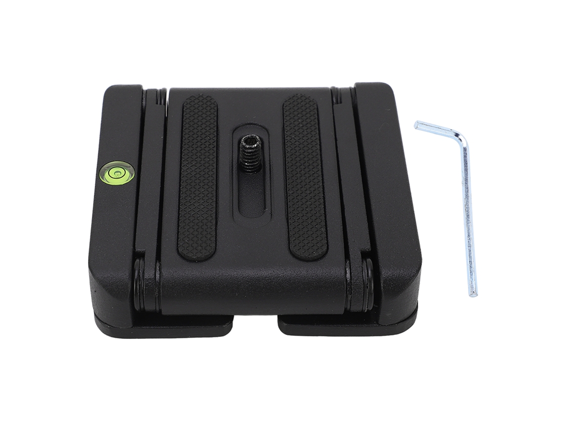 Placa De Liberação Rápida Z Flex Com Cabeça De Bola, Rotação 360°, Alumínio, Parafuso 1/4'' Para Câmera