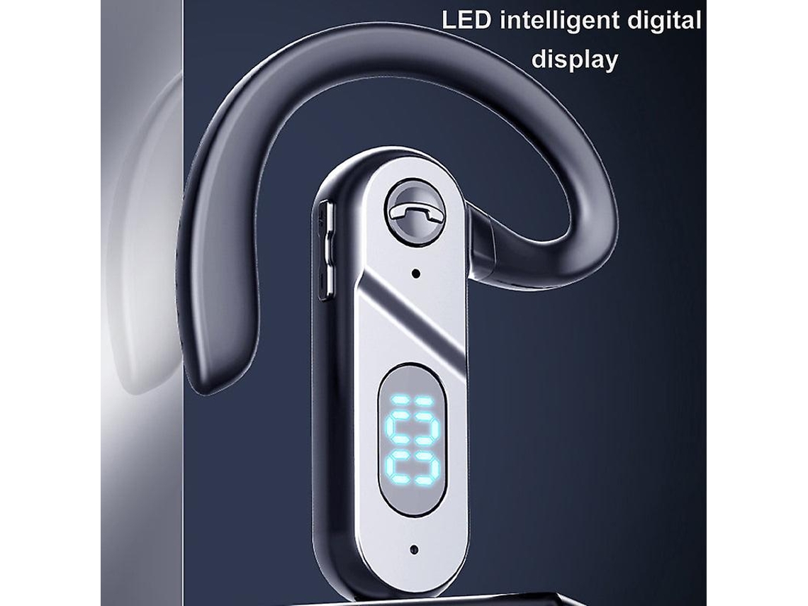 Fones De Ouvido Sem Fio Bluetooth 5.2 De Condução Óssea, Esportivos, Com Microfone, Viva Voz, Com Tela Led Ly Ebike