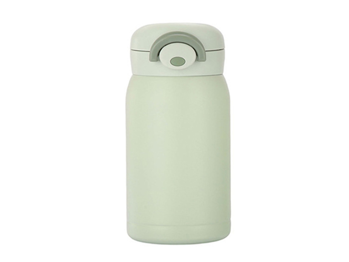 Garrafa Isolada Aço Inox 200ml Verde Claro