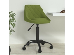 Vidaxl Cadeira De Jantar Veludo Verde-claro