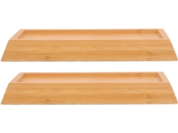 Suporte Antiderrapante De Bambu Para Pedra De Afiar E Faca, Conjunto De 2 Peças, Com Base.
