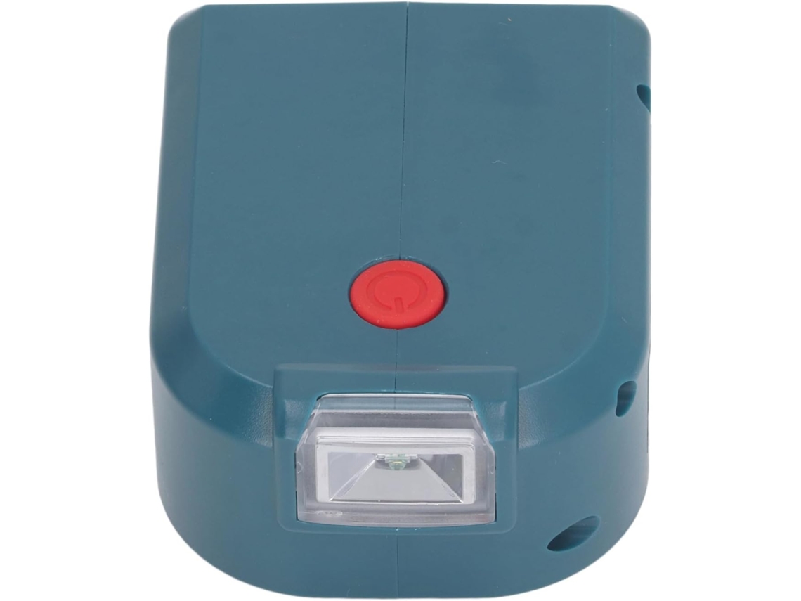 Carregador/adaptador Bateria com Duas Portas para Baterias, Luz Led para Camping Ao Ar Livre, CHABERLU