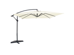 Solenzara Guarda-sol  Ecru Quadrado Com Braço Lateral 3 X 3 M