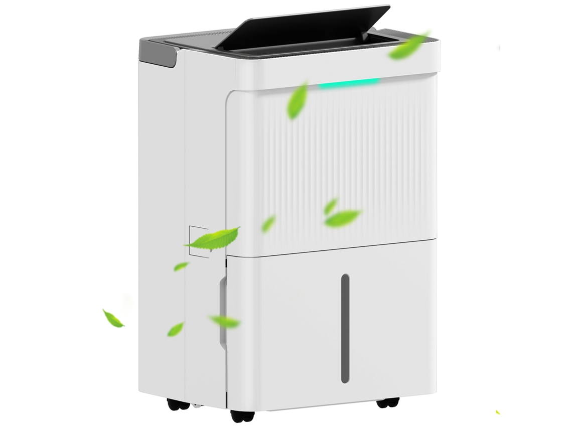 Desumidificador Abs Cor Branco 35,5x28x52,2 Cm Homcom