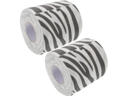 Pacote com 2 unidades de papel higiênico GOKOCO, textura macia, decorativo