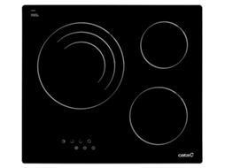 Placa de Vitrocerâmica CATA TT 603 (Elétrica - 59 cm - Preto)