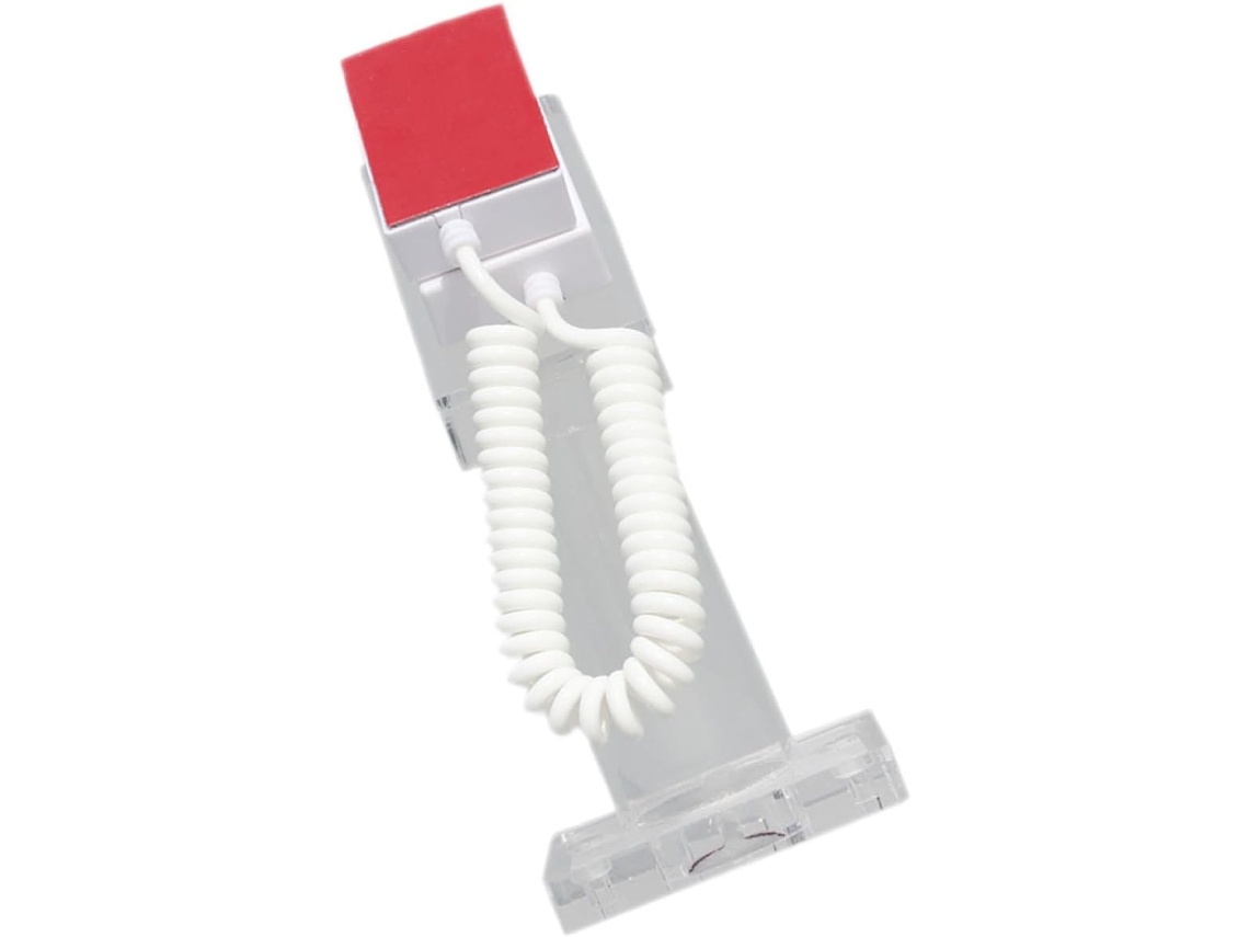 Suporte Antifurto Para Celular Em Acrílico Transparente Com Corrente De Segurança, Tela Giratória, Adequado Para