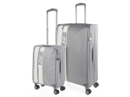 Conjunto de Malas DKNY DKNY-408 Instinct Tempestade Cinza Semi Hard Shell Set 46 5X78X28 Cm 86L