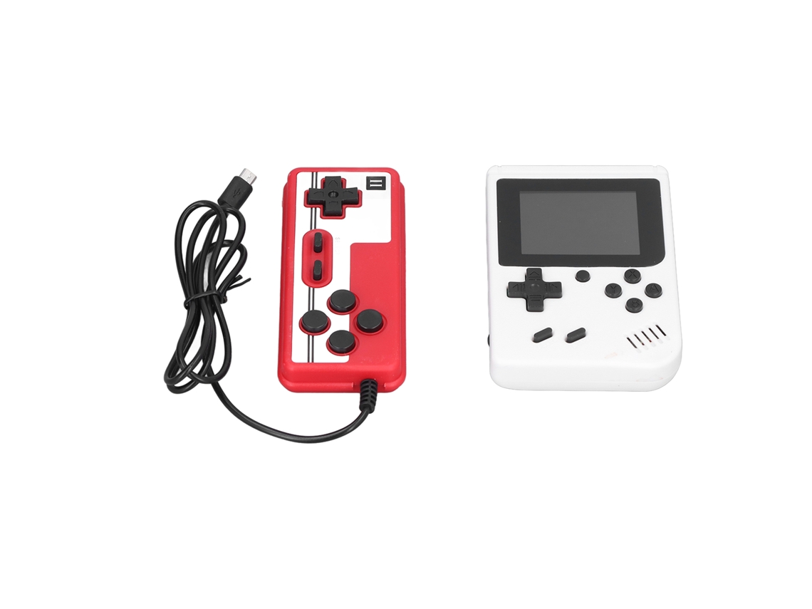 Primerox console de Jogos Portátil Clássico com Tela 3 Polegadas Ultra Fino para Crianças e Adultos Branco