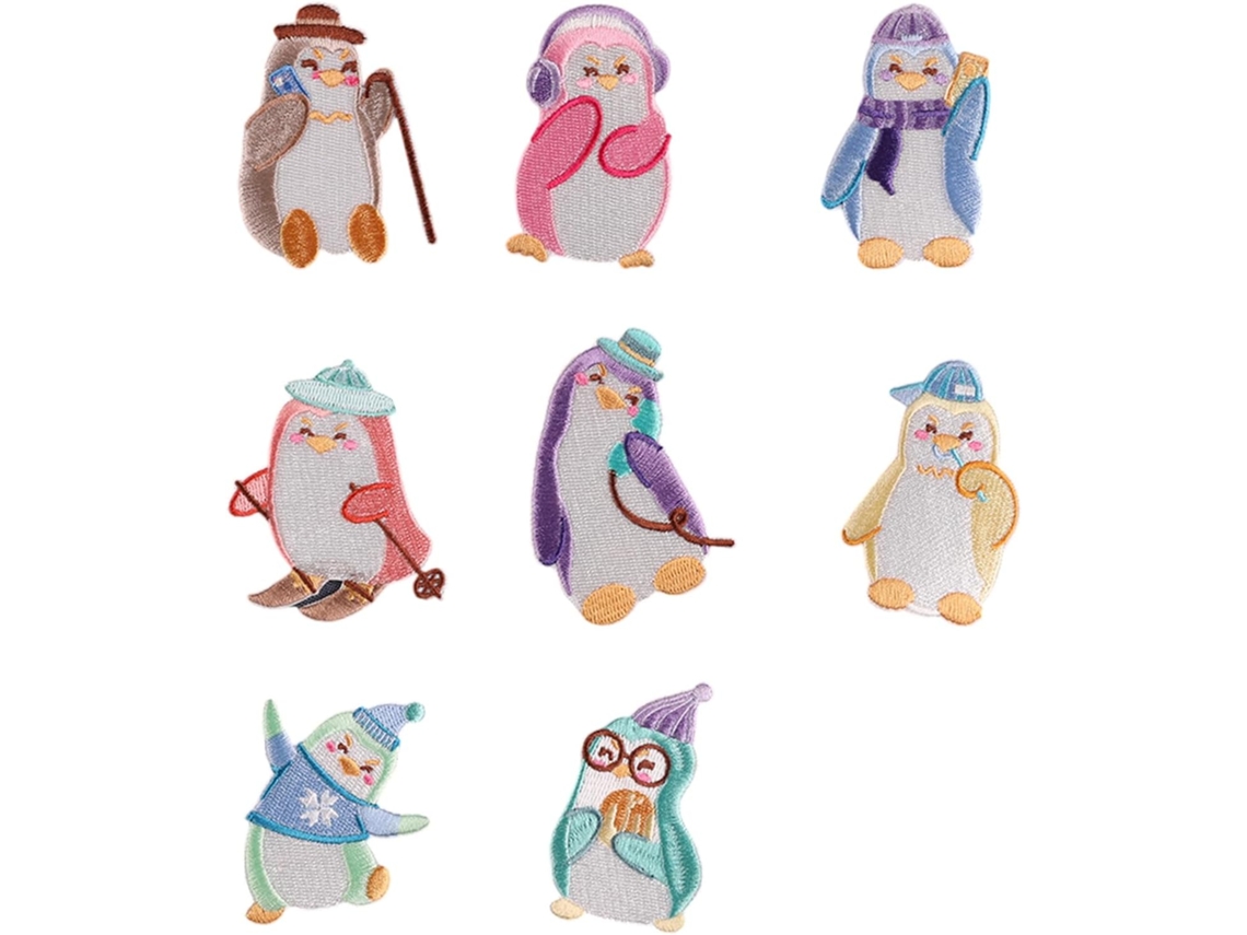 Apliques de Pinguim para Roupas SFUSHOS
