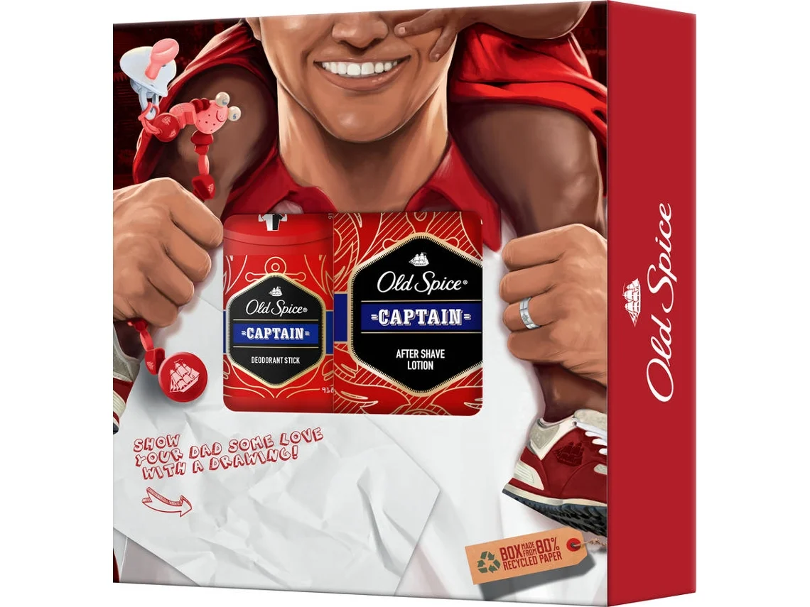 Pack Desodorizante e After Shave OLD SPICE Capitan