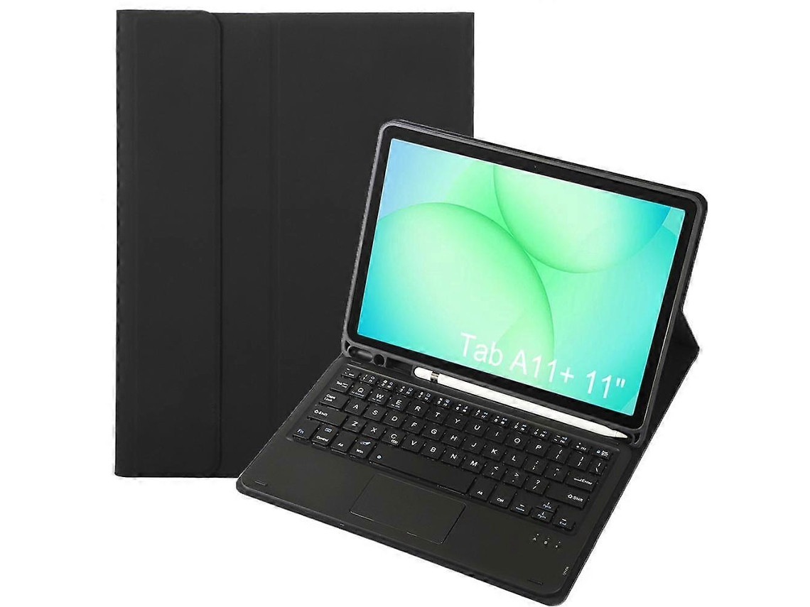 Capa De Couro Tpu Colorida Com Teclado Bluetooth E Suporte Para Caneta Para Tablet Samsung Galaxy Tab A11+.