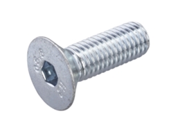 Parafuso Plano Embutido Hexágono Din7991 6 Unidades Prateado M4 X 40 Mmtalamex