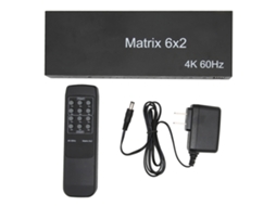 Comutador Matrix Hdmi LAXISCREED 6x2 4k60hz