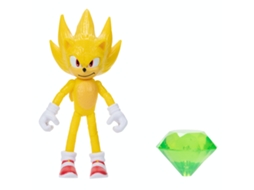 Sonic The Hedgehog Film 2 Super Sonic Figura Com Esmeralda (Idade Mínima Recomendada: 3 anos)
