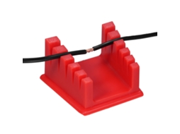 Suporte para cabos com grampo para estação de solda, grampo de silicone para cabos de 30 a 12 AWG, clipe de retenção em ABS para trabalhos de soldagem.