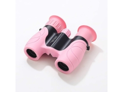 Binóculos Crianças Resistentes Golpes 10x22 Alta Resolução Brinquedo Presente Meninos Meninas Rosa Bestvite