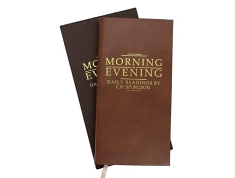Livro Morning and Evening Tan Leather de C H Spurgeon (Inglês)