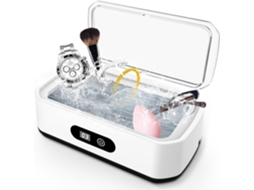Limpeza Ultrassônica Profissional 49000hz, 650ml, 5 Funções de Tempo para Óculos, Relógios, Anéis, Lâminas ZYBLSSBB