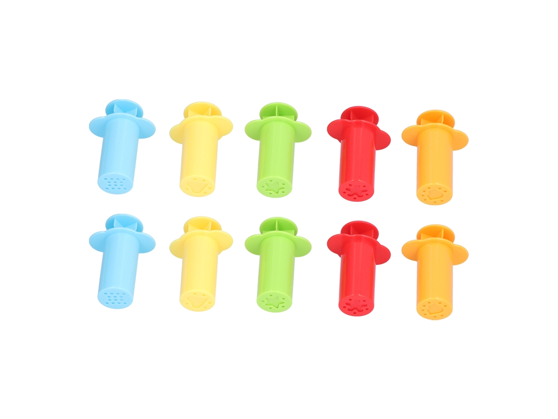 Molde De Argila Colorida 10 Peças Ferramentas De Argila Creatividade Crianças Brinquedos Diy Presente Aplicação Amplia