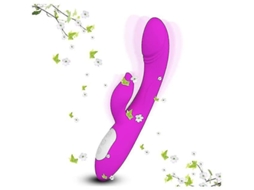 Massageador De Silicone Portátil Silencioso, Massageador Recarregável Para Redução De Estresse, 12 Frequências De Massagem