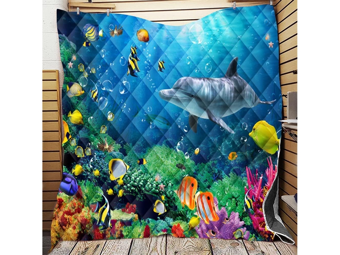 Colcha Acolchoada Fansu Capa de Cama Cobertor para Ar Condicionado Edredom Conjunto Estampada Sofá com Criança