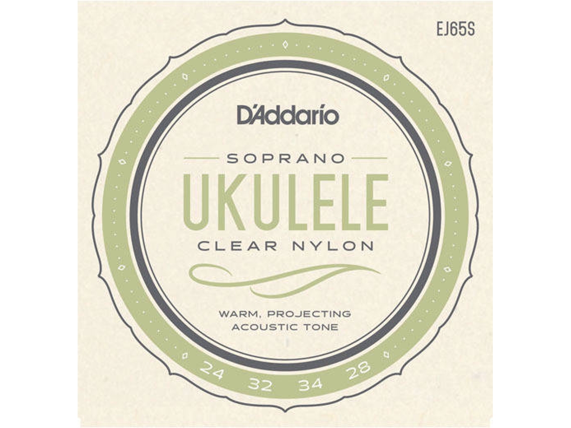 Cordas de Ukulele D'ADDARIO Set Soprano Ej65S