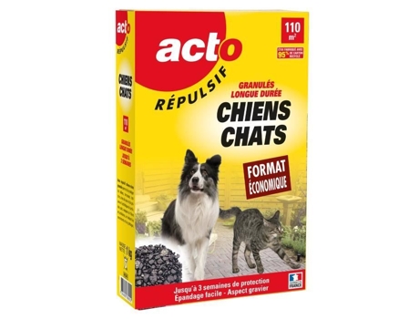 Ação repelente de longa duração em grânulos para cães e gatos (1 kg)