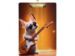 Prancheta Guitarra Elétrica, Uso Em Palco, Sala De Aula, Placa Rígida, Prancheta Oficial